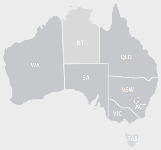 australian map – poa
